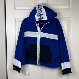 Hunter for Target Blue Zip up Windbreaker Jacket - XL